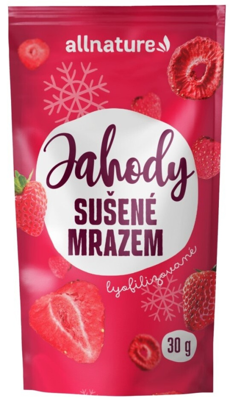 Allnature Jahody sušené mrazem, 30 g