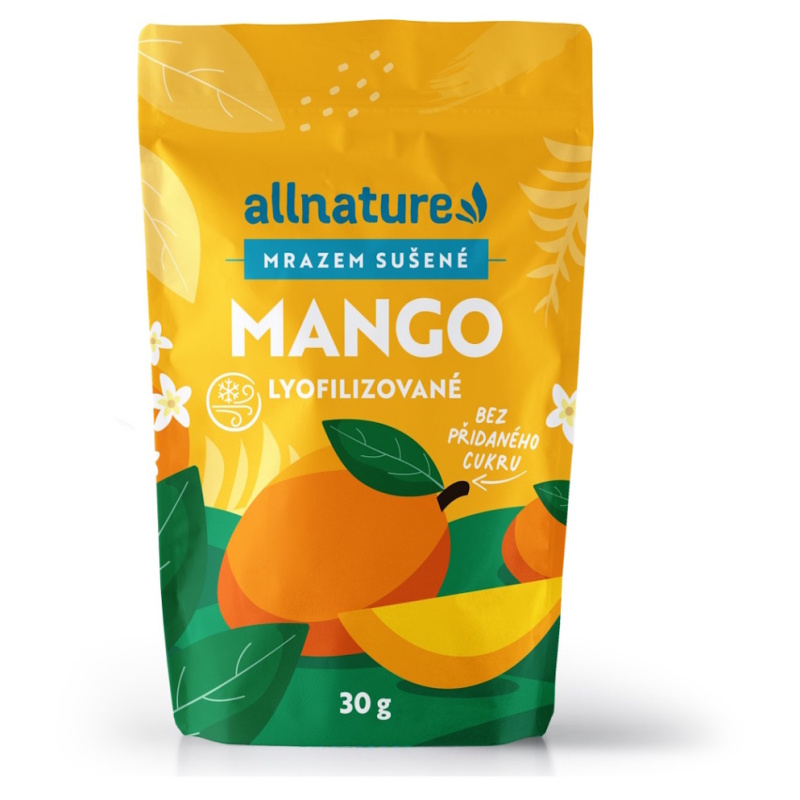 Allnature Mango sušené mrazem, 30 g