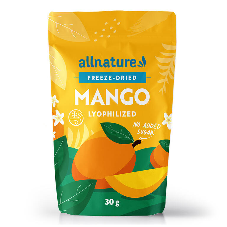 Allnature Mango sušené mrazem, 30 g