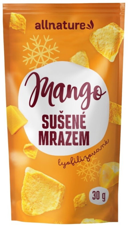 Allnature Mango sušené mrazem, 30 g