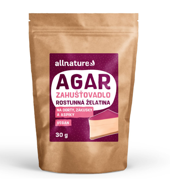 ALLNATURE Agar zahušťovadlo 30 g