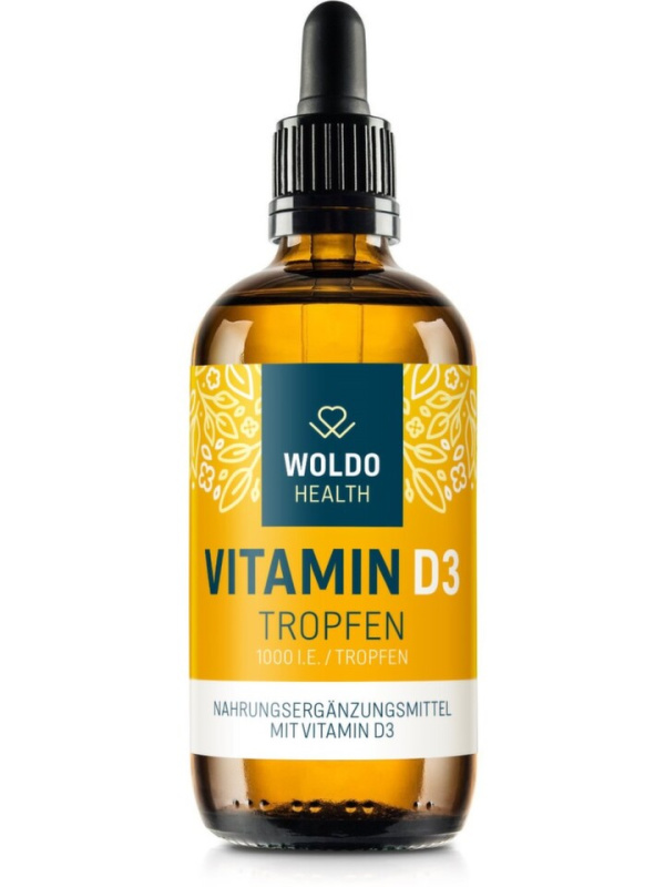 WoldoHealth Vitamín D3 1000 IU 50 ml