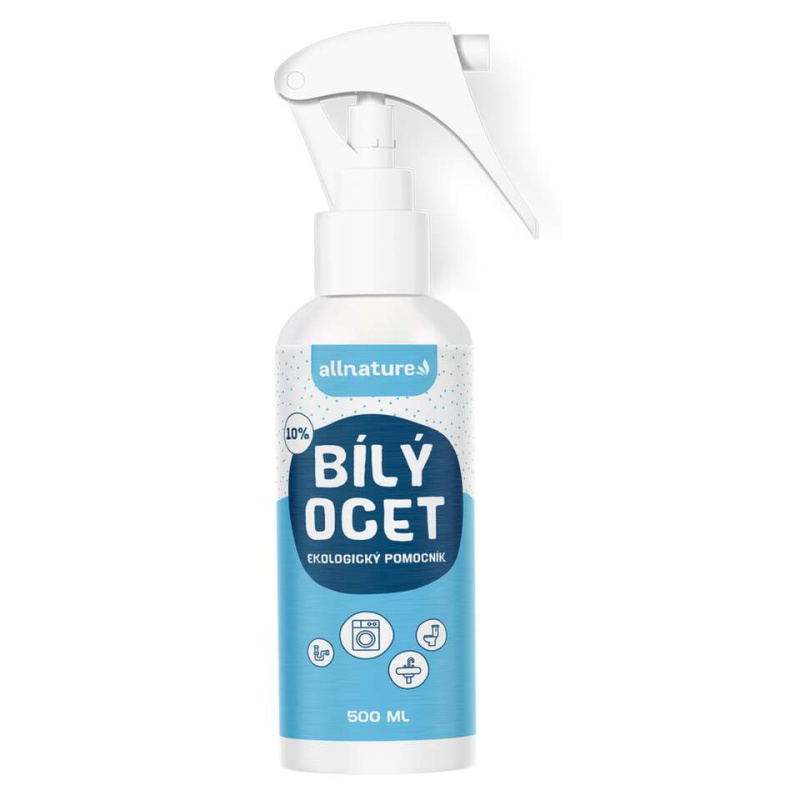 ALLNATURE Bílý ocet 10% 500 ml