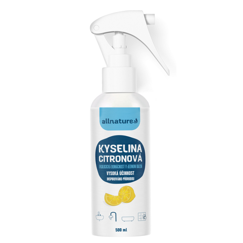 Allnature Kyselina citronová ve spreji, 500 ml