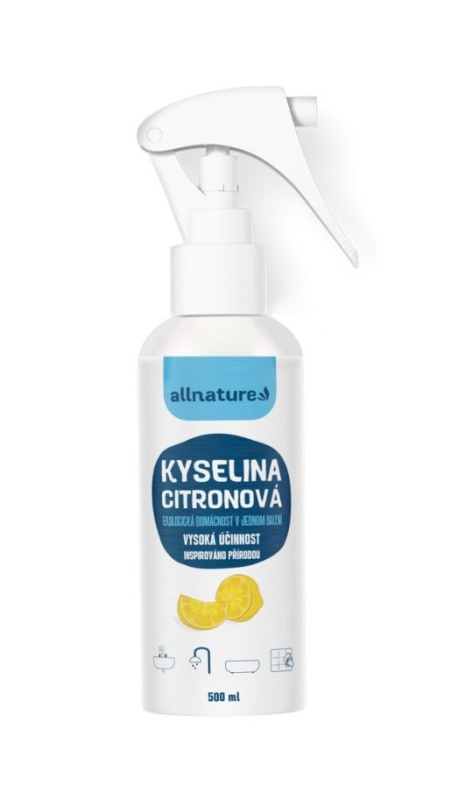 Allnature Kyselina citronová ve spreji, 500 ml