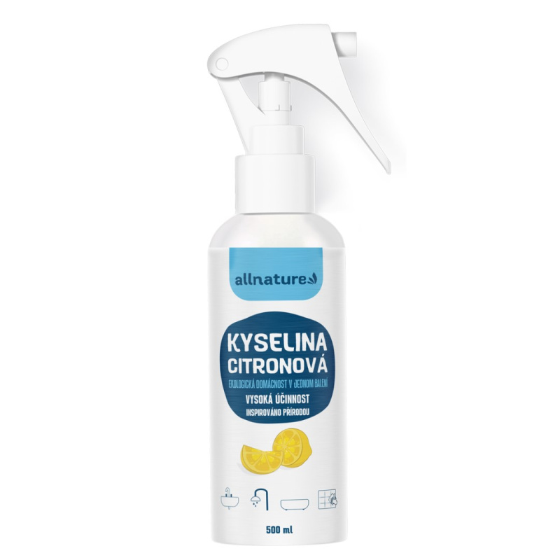 Allnature Kyselina citronová ve spreji, 500 ml