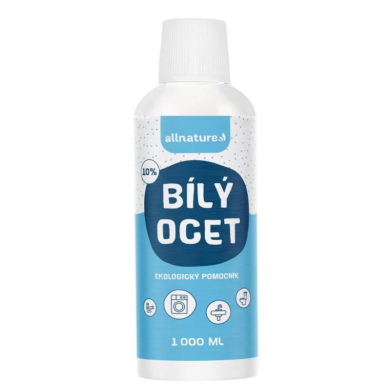 Allnature Bílý ocet 10%, 1 l