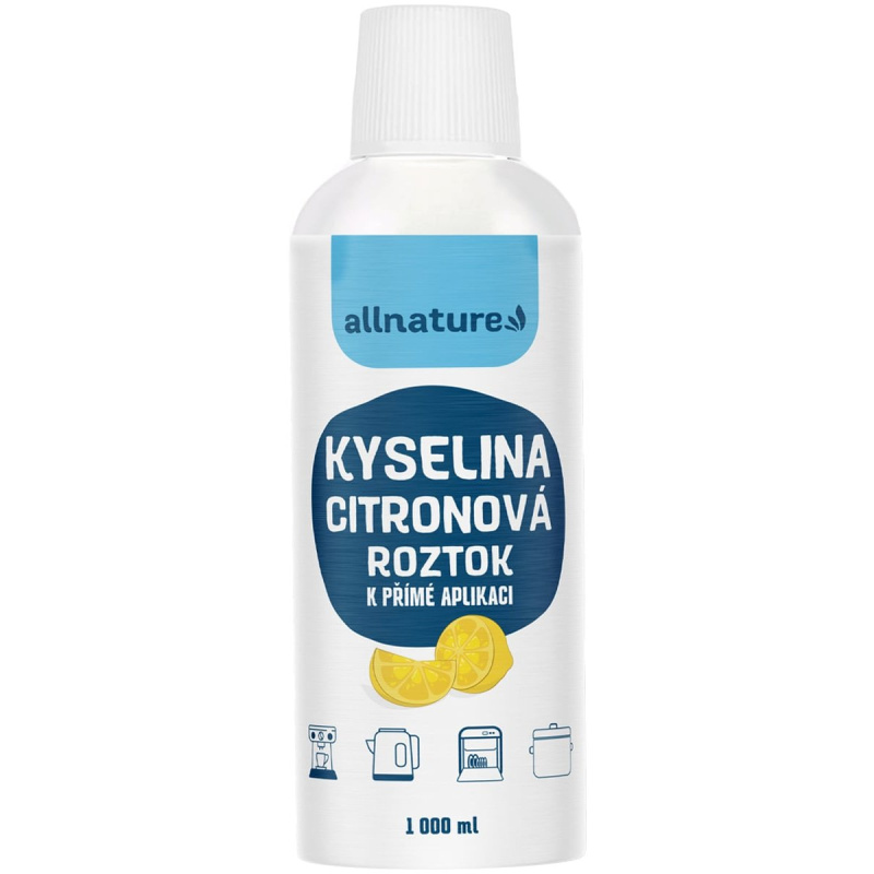 Allnature Kyselina citronová roztok