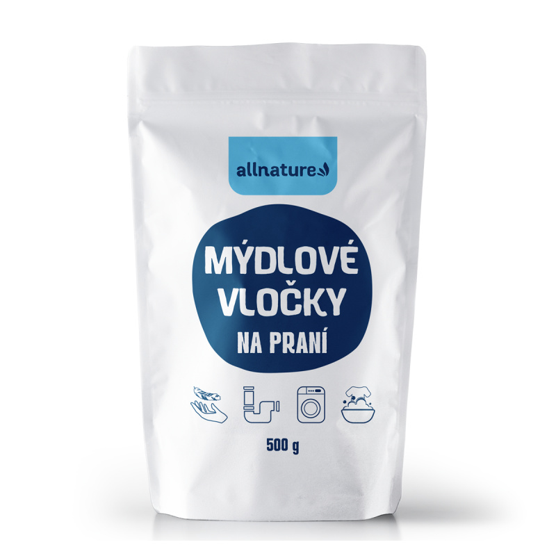 Allnature Mýdlové vločky, 500 g