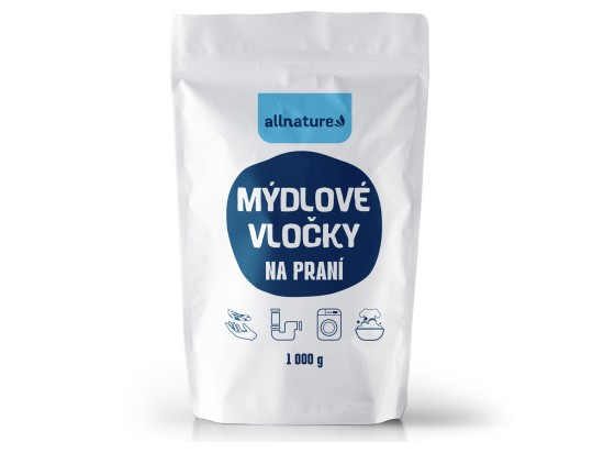 Allnature Mýdlové vločky, 1000 g