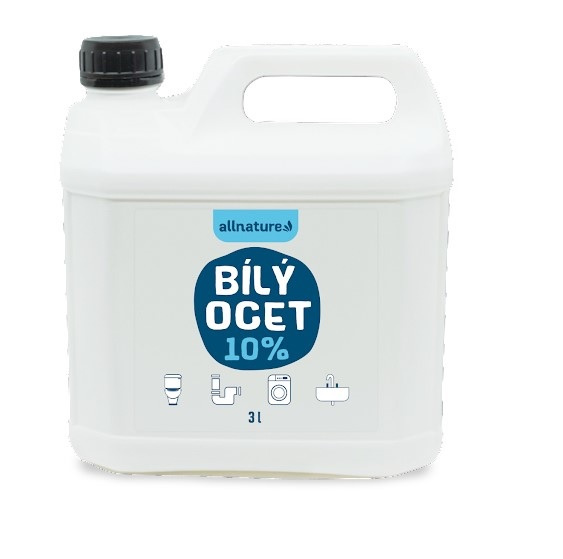 ALLNATURE Bílý ocet 10% 3 l