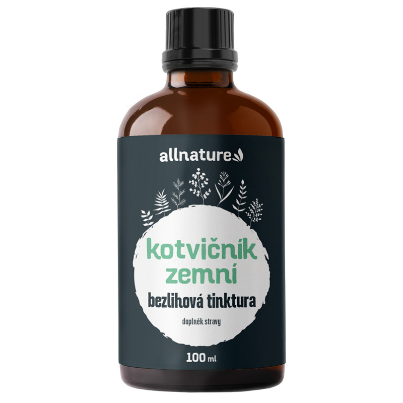 Allnature Kotvičník bezlihová tinktura, 100 ml