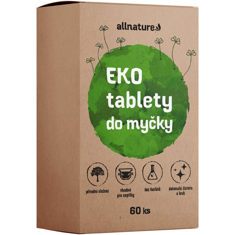 Allnature Ekologické tablety do myčky