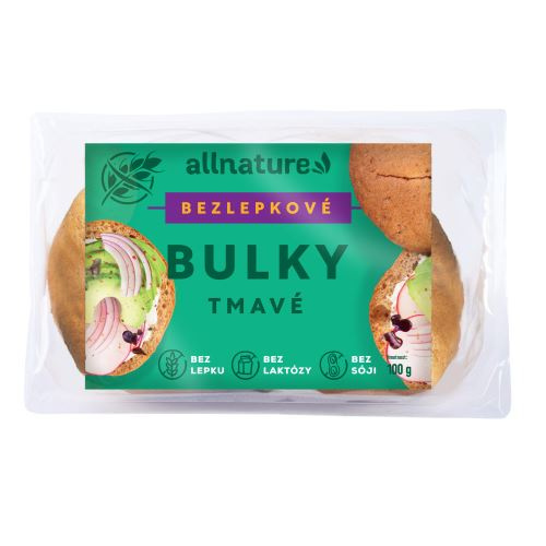 ALLNATURE Bezlepkové bulky tmavé 100 g