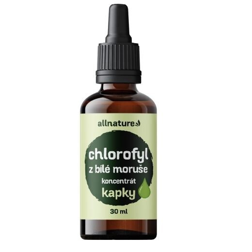Allnature Chlorofyl z moruše bílé kapky 30 ml