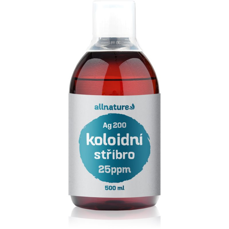 Allnature Koloidní stříbro Ag200 - 25 ppm, 500 ml