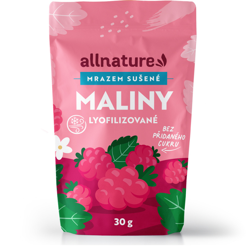 ALLNATURE Malina sušená mrazem celá 30 g