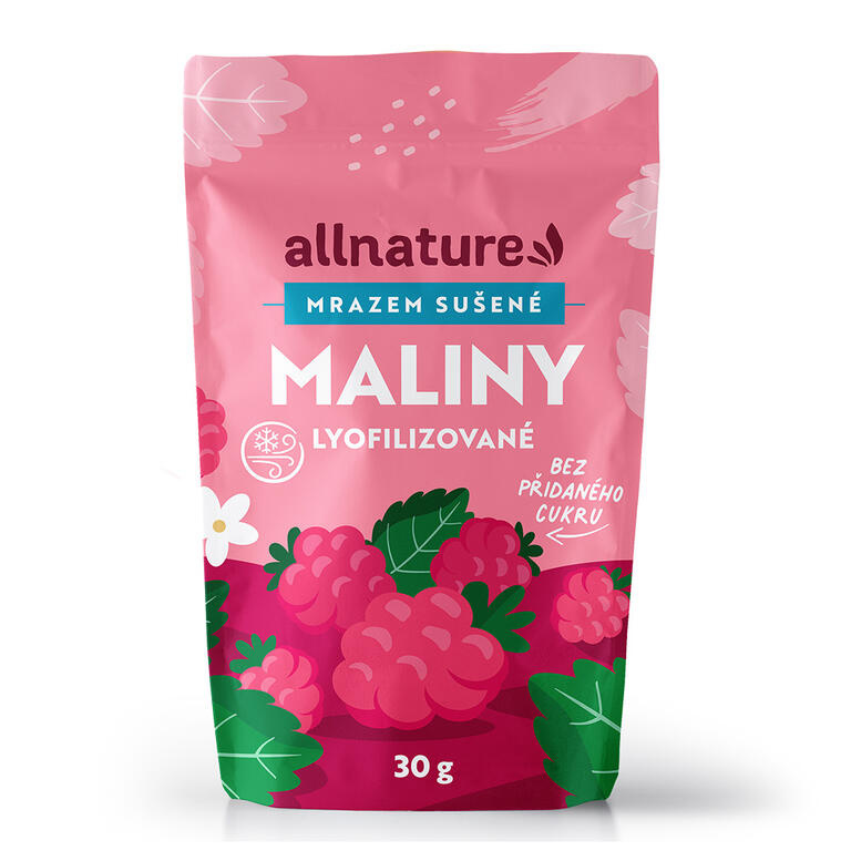 ALLNATURE Malina sušená mrazem celá 30 g