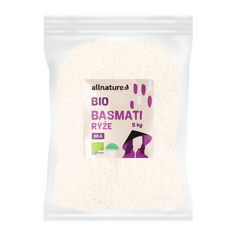 ALLNATURE Basmati rýže bílá BIO 5 kg