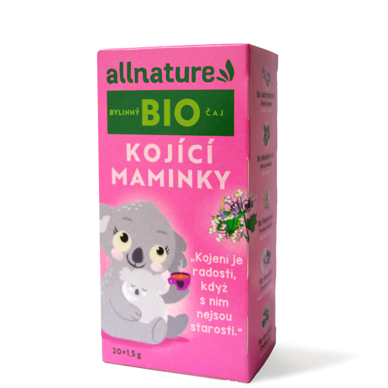 ALLNATURE Kojící maminky bylinný čaj BIO 20 sáčků