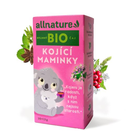 ALLNATURE Kojící maminky bylinný čaj BIO 20 sáčků