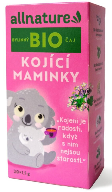 ALLNATURE Kojící maminky bylinný čaj BIO 20 sáčků