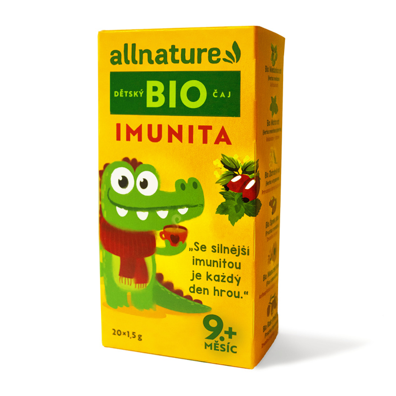 ALLNATURE Dětský čaj imunita BIO 20 sáčků