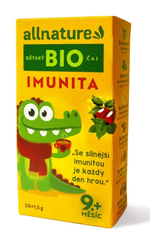 ALLNATURE Dětský čaj imunita BIO 20 sáčků