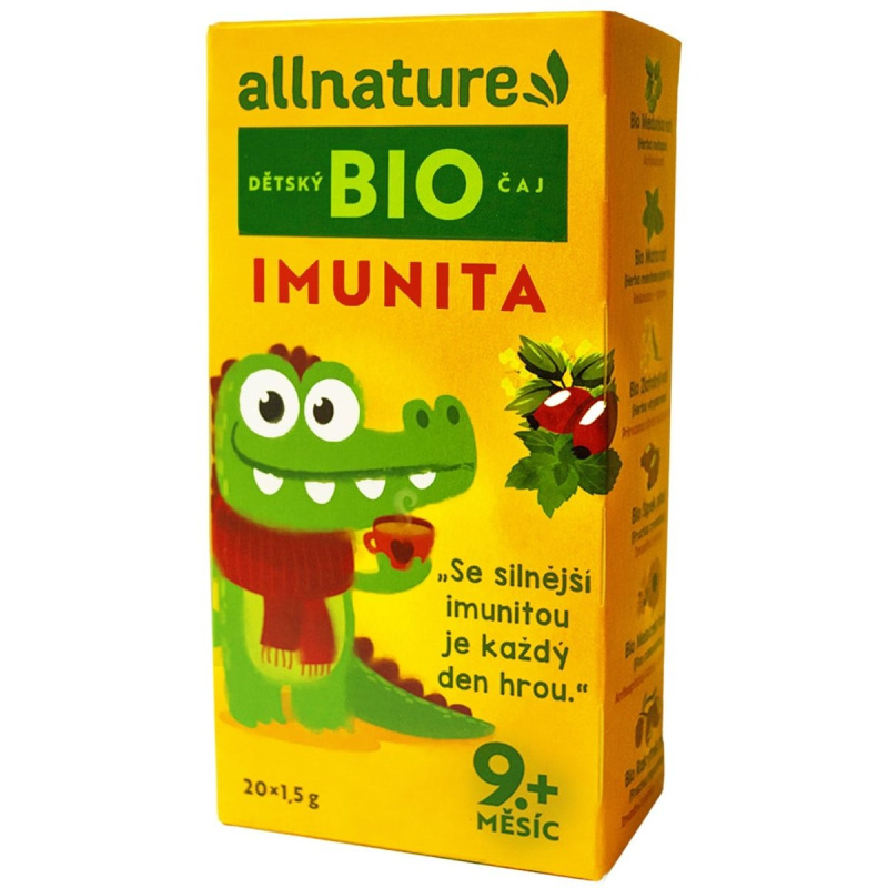 Allnature BIO Dětský čaj Imunita 20×1,5 g