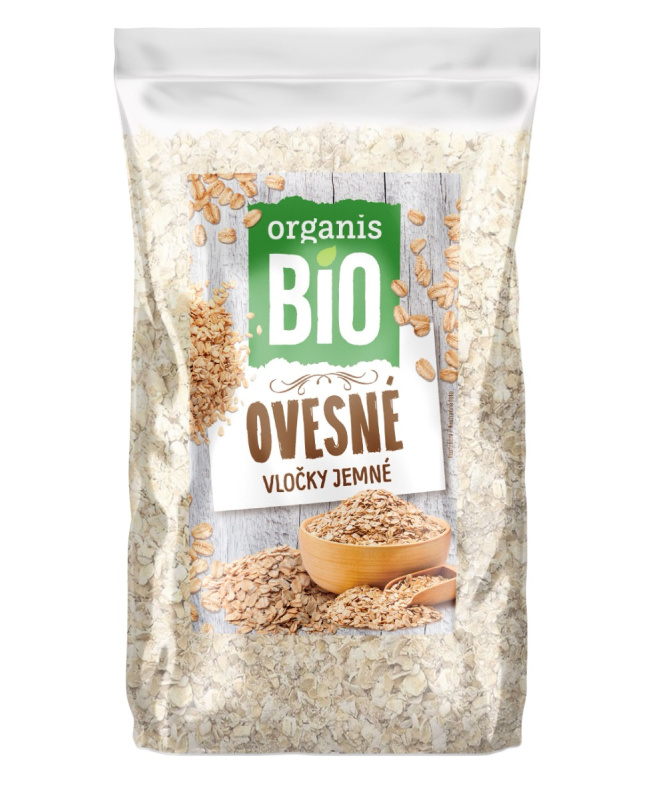ORGANIS Ovesné vločky jemné BIO 500 g