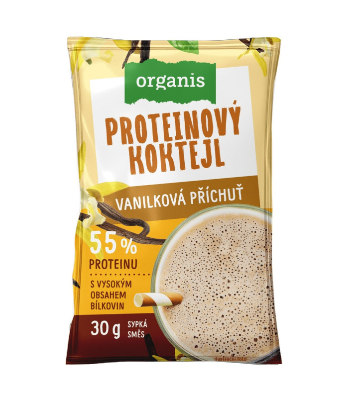 ORGANIS Proteinový koktejl vanilková příchuť 30 g