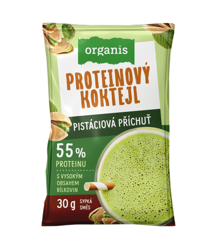 ORGANIS Proteinový koktejl pistácie 30 g