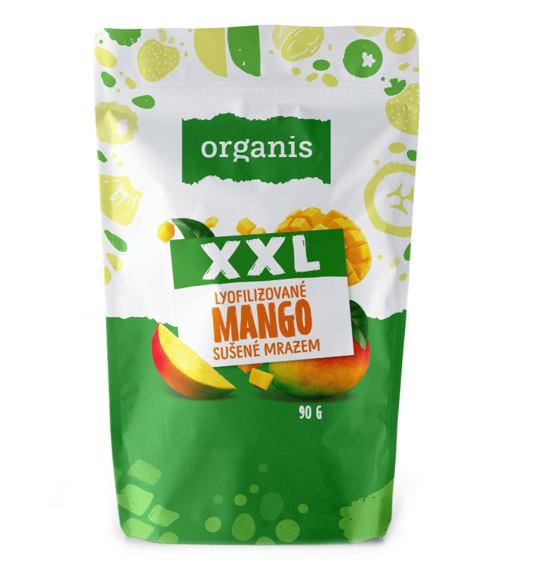 ORGANIS Mango sušené mrazem XXL 90 g