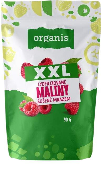 ORGANIS Maliny sušené mrazem XXL 90 g