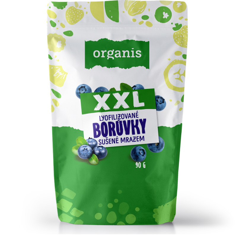 ORGANIS Borůvky sušené mrazem XXL 90 g