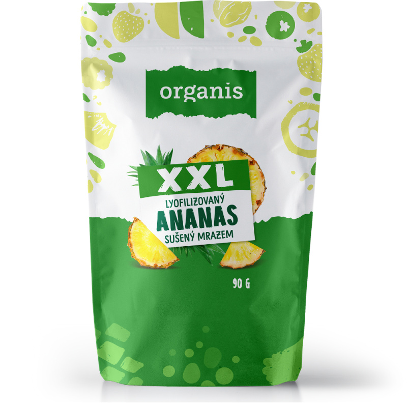ORGANIS Ananas sušený mrazem XXL 90 g
