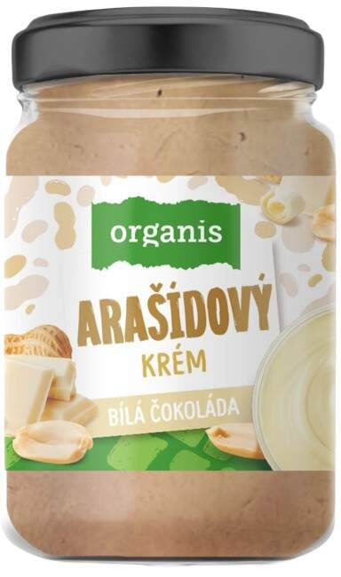 ORGANIS Arašídový krém s bílou čokoládou 920 g