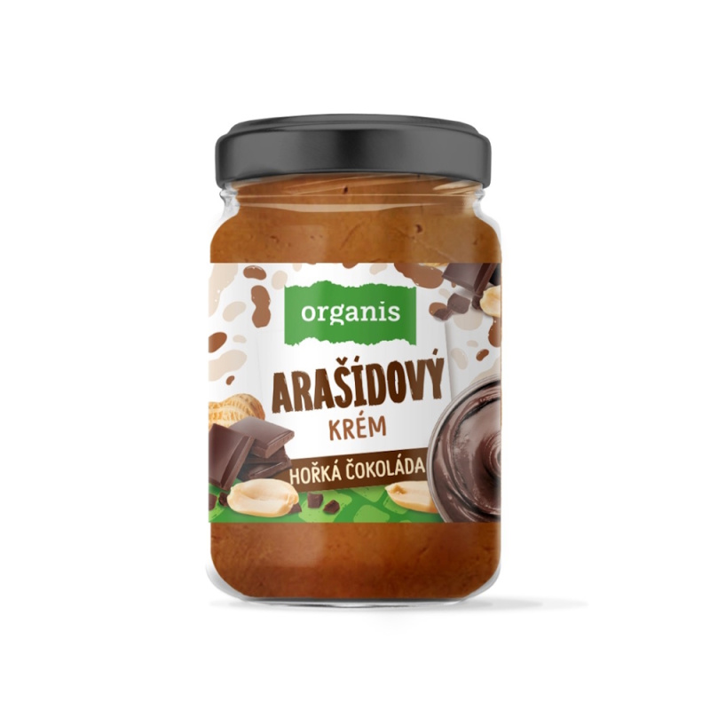 ORGANIS Arašídový krém s hořkou čokoládou 920 g