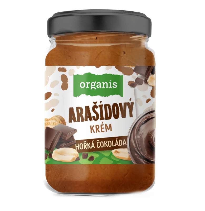 ORGANIS Arašídový krém s hořkou čokoládou 920 g
