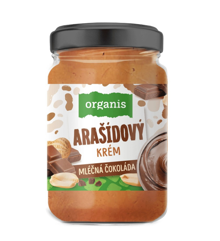 ORGANIS Arašídový krém s mléčnou čokoládou 920 g