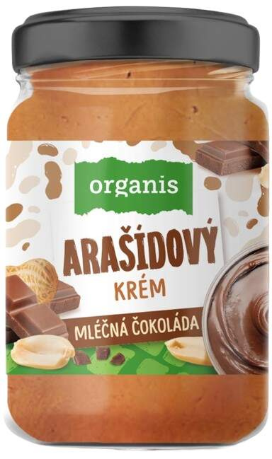 ORGANIS Arašídový krém s mléčnou čokoládou 920 g