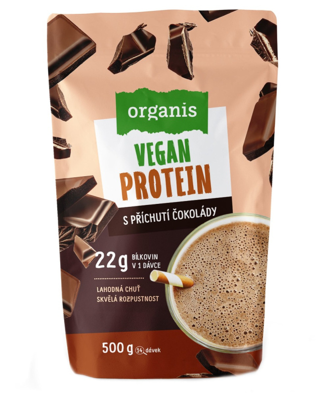 ORGANIS Veganský protein čokoláda 500 g