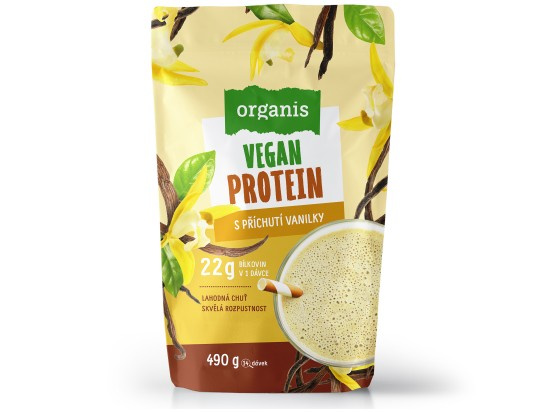 ORGANIS Veganský protein vanilka 500 g