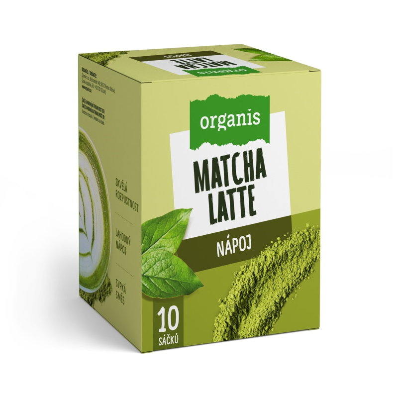 ORGANIS Matcha latte 10 x 17 g