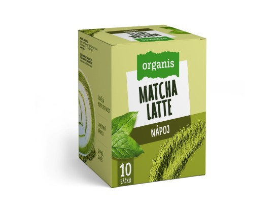 ORGANIS Matcha latte 10 x 17 g