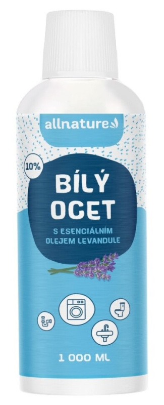 ALLNATURE Bílý ocet 10% s vůní levandule 1000 ml