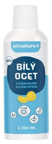 ALLNATURE Bílý ocet 10% s vůní citrónu 1000 ml