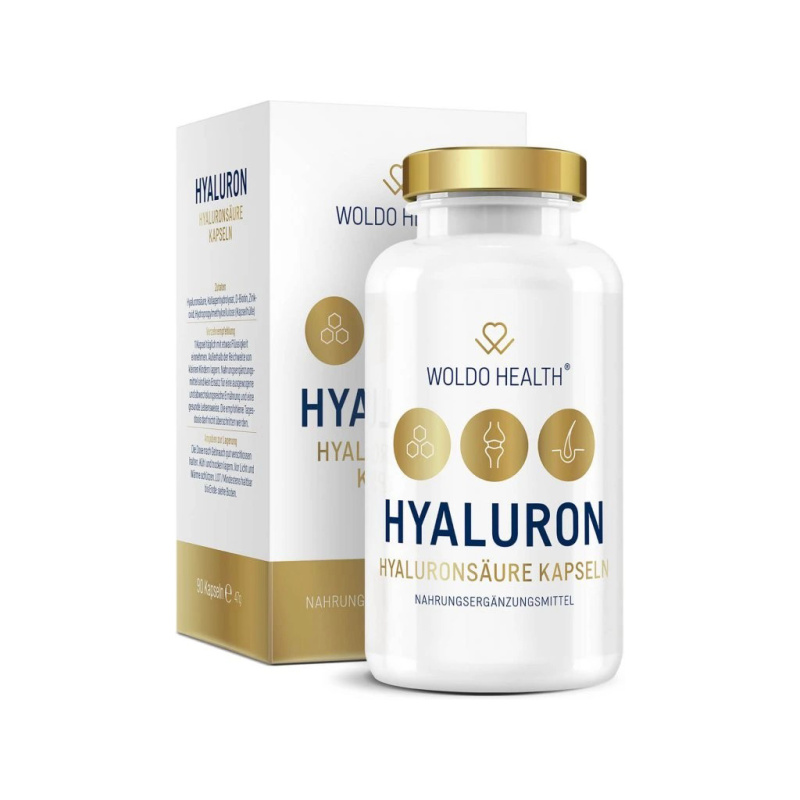 WOLDOHEALTH Kyselina hyaluronová 90 kapslí