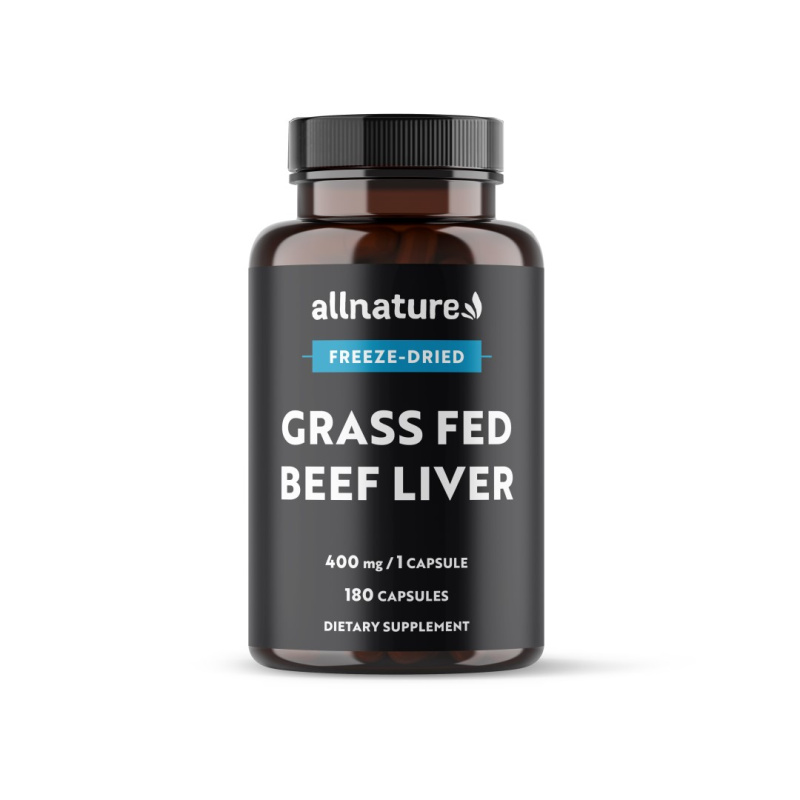 ALLNATURE Grass fed beef liver 180 kapslí