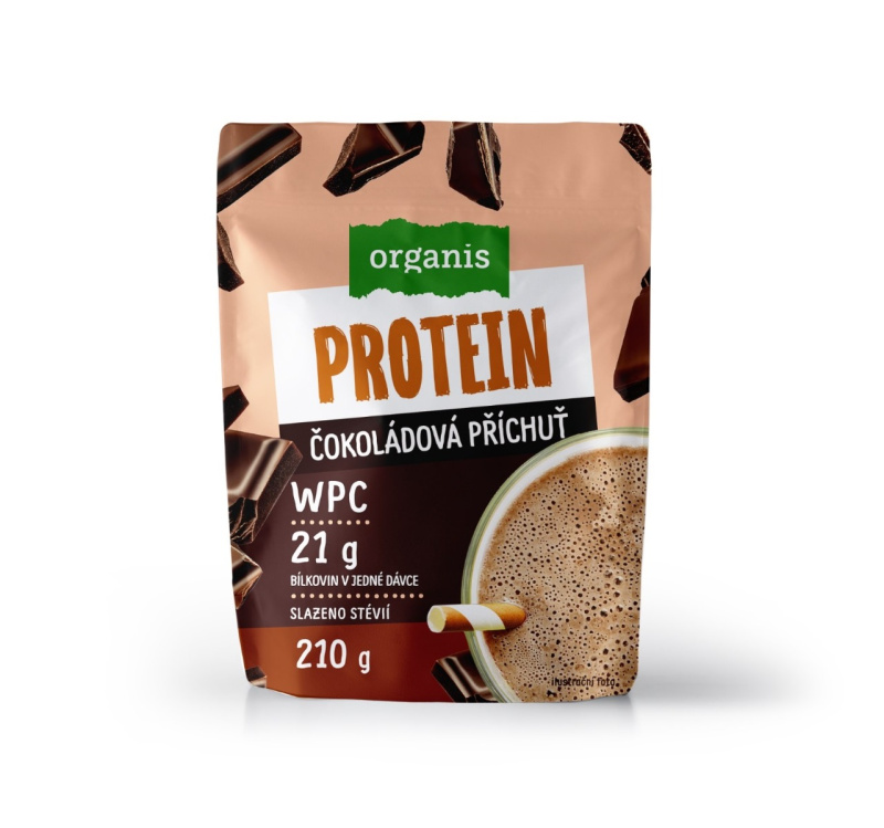 ORGANIS Protein čokoláda 210 g